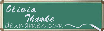 Olivia Thamke Visitenkarte